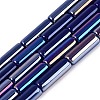 Electroplate Opaque Glass Beads Strands EGLA-Q132-02A-B02-1