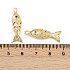 Brass Micro Pave Cubic Zirconia Pendants KK-A269-01A-G-3