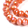 Electroplate Glass Beads Strands LS-EGLA-A034-P8mm-B29-4