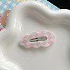 Cloud Shape Sweet Cute Plaid Hair Clip PW-WG20423-02-1