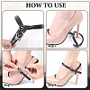 AHADEMAKER PU Leather High-heeled Shoelaces DIY-GA0004-22-6
