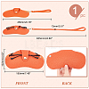Imitation Leather Glasses Cases AJEW-WH0248-241A-2