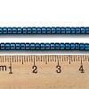 Electroplated Synthetic Non-magnetic Hematite Beads Strands G-K361-A03-01-4
