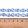 Electroplate Glass Beads Strands LS-EGLA-R008-11x8mm-6-4