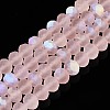 Transparent Glass Beads Strands LS-EGLA-A044-T8mm-MB22-1