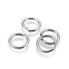 Tarnish Resistant 304 Stainless Steel Saw Cut Open Jump Rings STAS-P212-25P-05-1