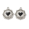 Alloy Enamel Pendants FIND-K030-17B-P-1