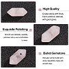 Olycraft Natural Rose Quartz Double Terminal Pointed Pendants G-OC0004-05C-4