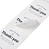 Self-Adhesive Paper Gift Tag Stickers with Word Thank You DIY-R084-05B-3