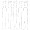 ABS Plastic Imitation Pearl Party Decorations HJEW-PH02544-1