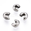 Non-Tarnish 304 Stainless Steel Crimp Beads Covers STAS-S117-011B-3