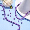 Natural Crackle Agate Beads Strands G-G055-6mm-8-3