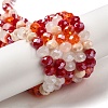 Glass Beads Strands EGLA-A034-M8mm-27-2