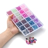 1880Pcs 24 Style Transparent Crackle Glass Beads CCG-YW0001-16-5