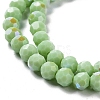 Opaque Glass Beads Strands EGLA-A035-P6mm-L20-3