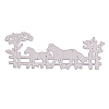 Horse Frame Carbon Steel Cutting Dies Stencils DIY-F028-36-4