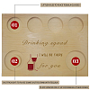 Wooden Wine Serving Tray AJEW-WH0269-010-5