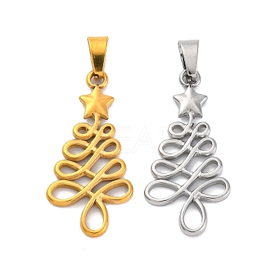 304 Stainless Steel Pendants STAS-P209-45-1