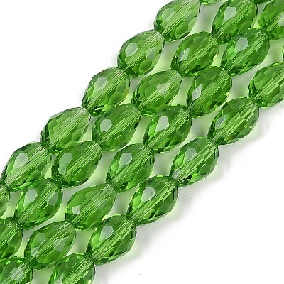 Transparent Glass Beads Strands EGLA-N013-T10mm-D14-1