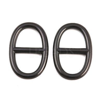 304 Stainless Steel Oval Links Connector Charms STAS-F366-02B-EB-1