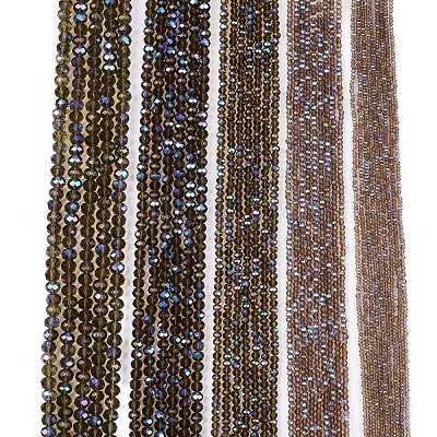Electroplate Glass Beads Strands EGLA-A034-T4mm-L06-1