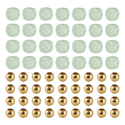50Pcs Natural Green Strawberry Quartz Beads G-TAD0001-11-1