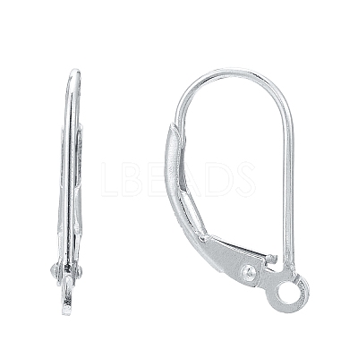 925 Sterling Silver Leverback Earrings Findings STER-M017-01S-1