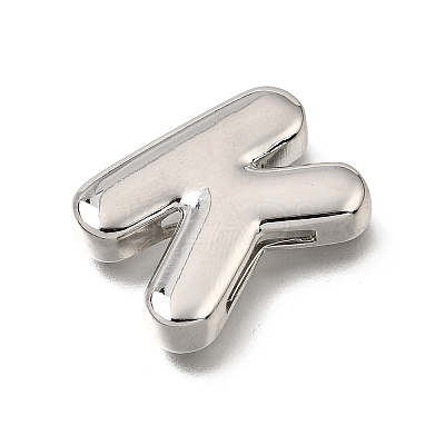 Brass Slide Charms KK-Z163-01P-K-1