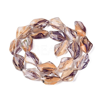 Handmade Lampwork Beads Strands LA-N046-02M-1