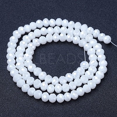 Electroplate Glass Beads Strands LS-EGLA-A034-P1mm-B18-1