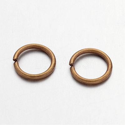 Brass Open Jump Rings X-JRC8MM-AB-1