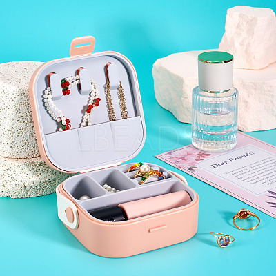 Square PU Leather & PP & Silicone Jewelry Set Box AJEW-TAC0014-13C-1