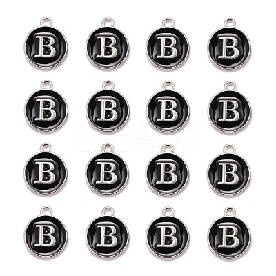 Platinum Plated Alloy Charms ENAM-S118-02B-P-1