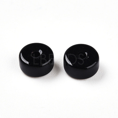 Opaque Solid Color Glass Beads X1-GLAA-N007-6x3mm-A01-1
