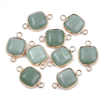 Natural Green Aventurine Links connectors G-S344-69C-1