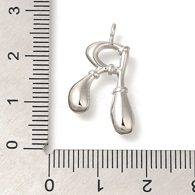 Rack Plating Brass Pendants KK-I722-08P-R-1