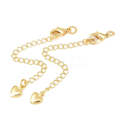 Brass Curb Chain Extender X-KK-L265-02G-1