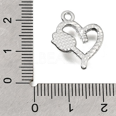 UV Plating Alloy Crystal Rhinestone Pendants RB-CBAD37D-03P-1