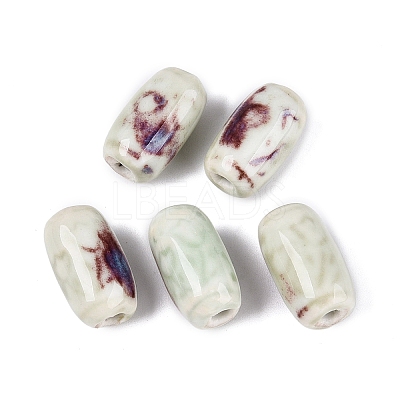Vintage Handmade Porcelain Beads PORC-N013-12-15-1