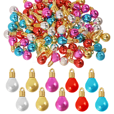 120Pcs Plastic Pendants KY-GL0001-05-1