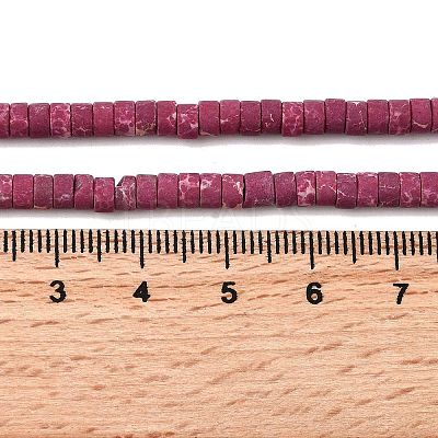Dyed Synthetic Imperial Jasper Beads Strands G-Z089-A03-E-1