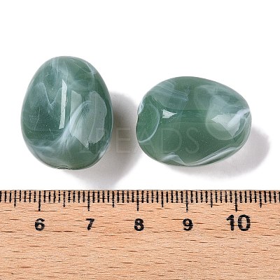 Opaque Acrylic Beads X-OACR-N137-36G-1