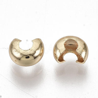 Brass Crimp Beads Covers X-KK-S354-214A-NF-1