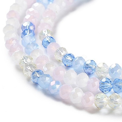 Glass Beads Strands EGLA-A034-M4mm-18-1