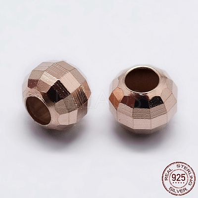 925 Sterling Silver Beads Spacer STER-K167-017B-RG-1