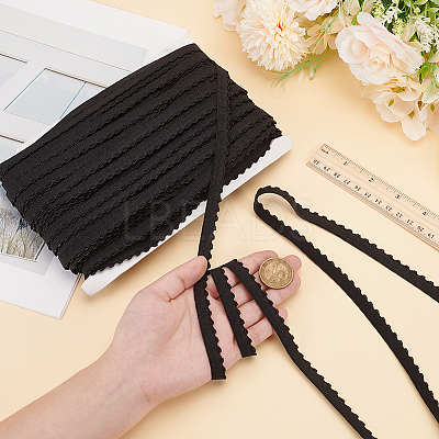 Flat Polyester Wide Elastic Cord OCOR-WH0100-22A-1