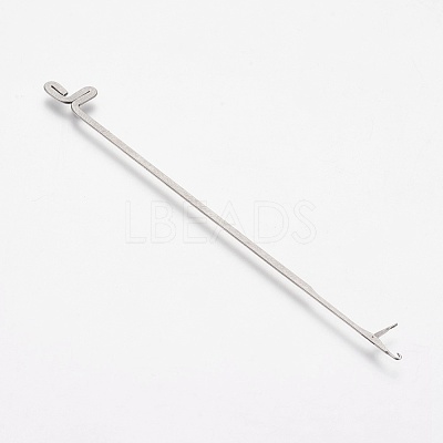Iron Beading Needle X-TOOL-WH0095-04-1