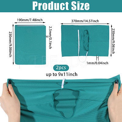 Polyester Book Cover LS-OFST-WH0004-144M-1