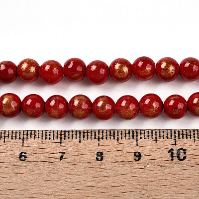 Natural Mashan Jade Beads Strands G-A255-A01-02A-1