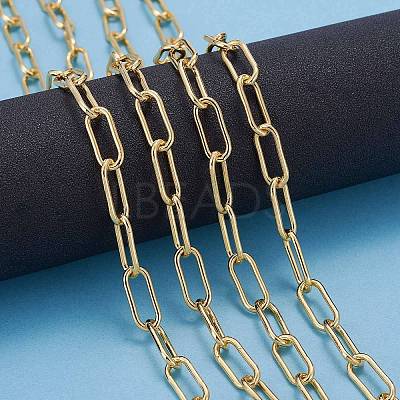 Brass Paperclip Chains CHC-G007-01G-1